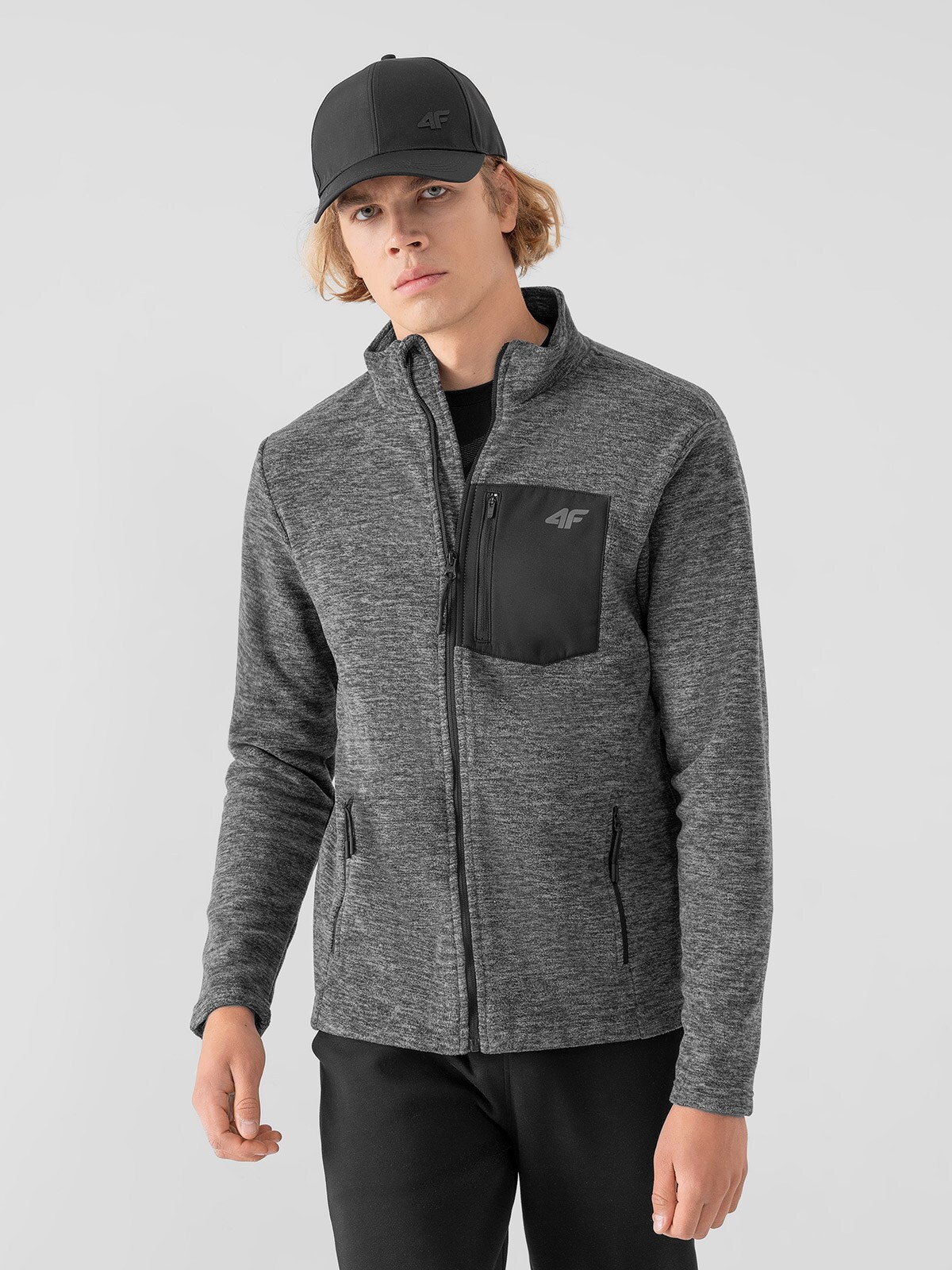 mens full zip top without hood