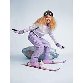 Falke Sk Kids Skiing Tights - Berry Purple - Ski Clothing