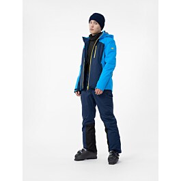 Men's ski jacket DERMIZAX® 20,000 membrane colour blue | 4F 