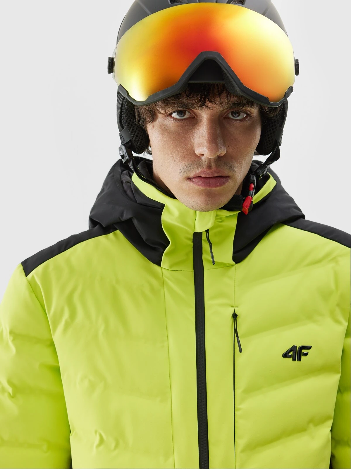 Lime green sale ski jacket mens