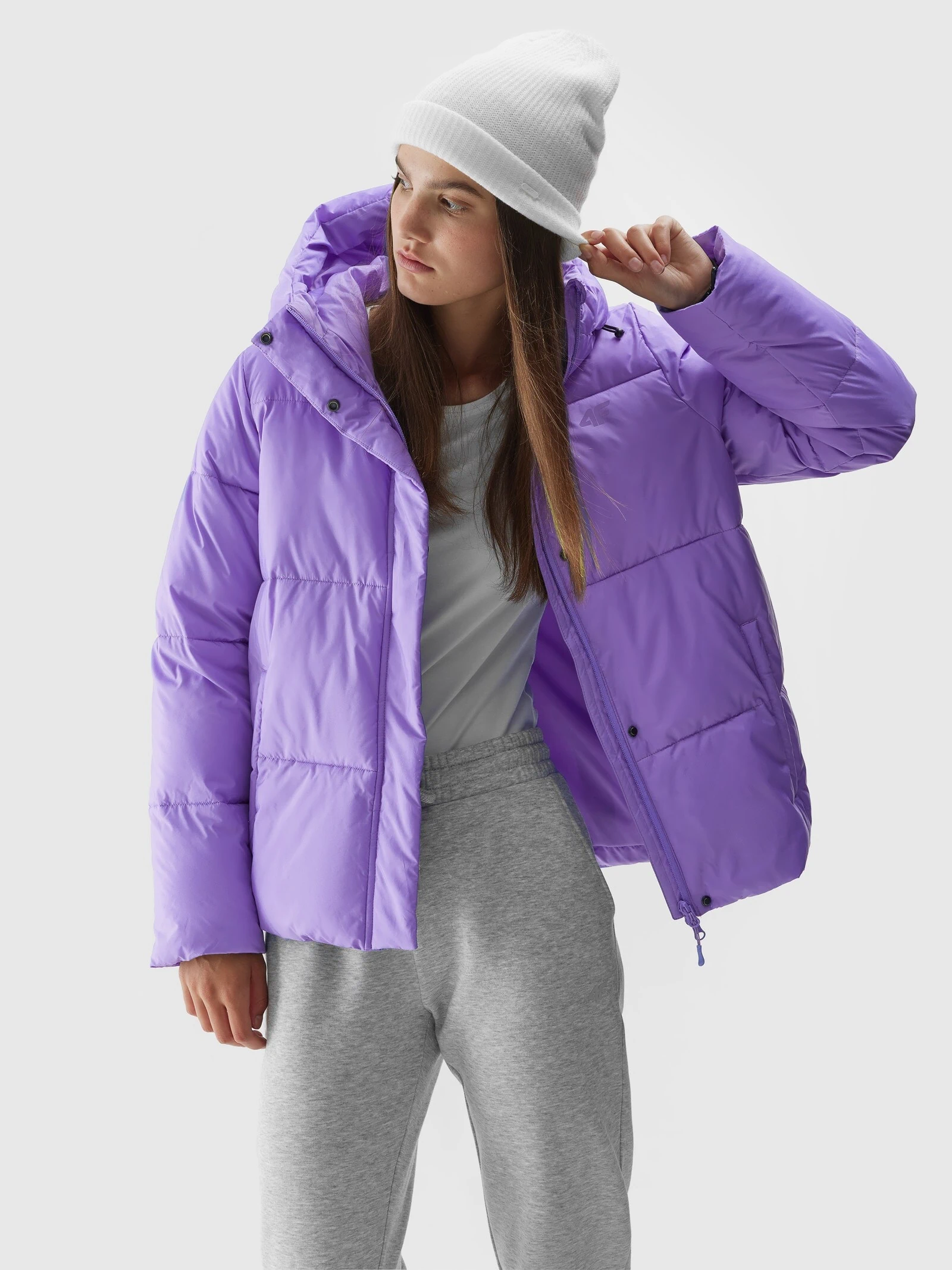4F Winter jacket - violet/purple - Zalando