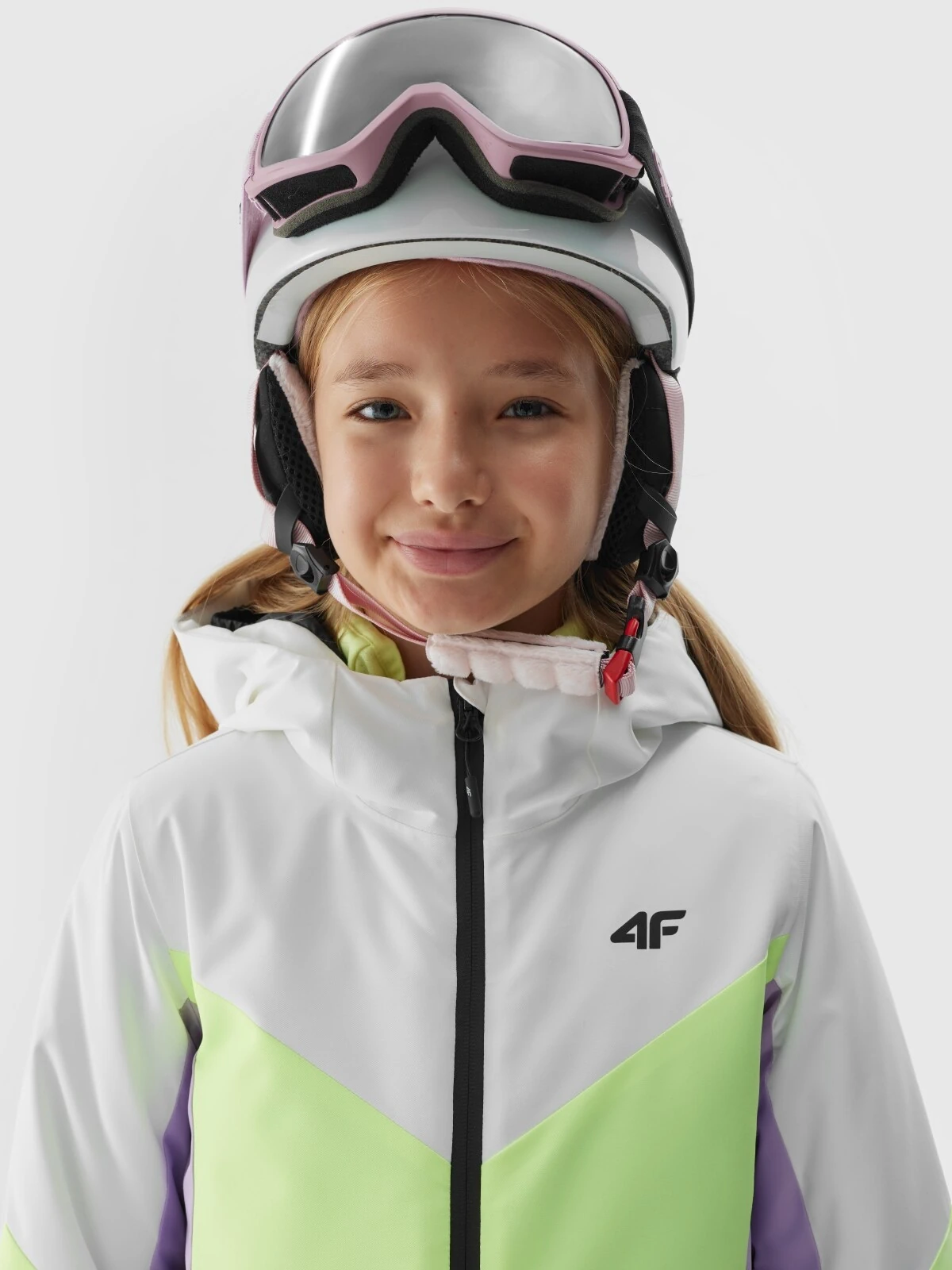 Girl's ski jacket 8000 membrane - purple