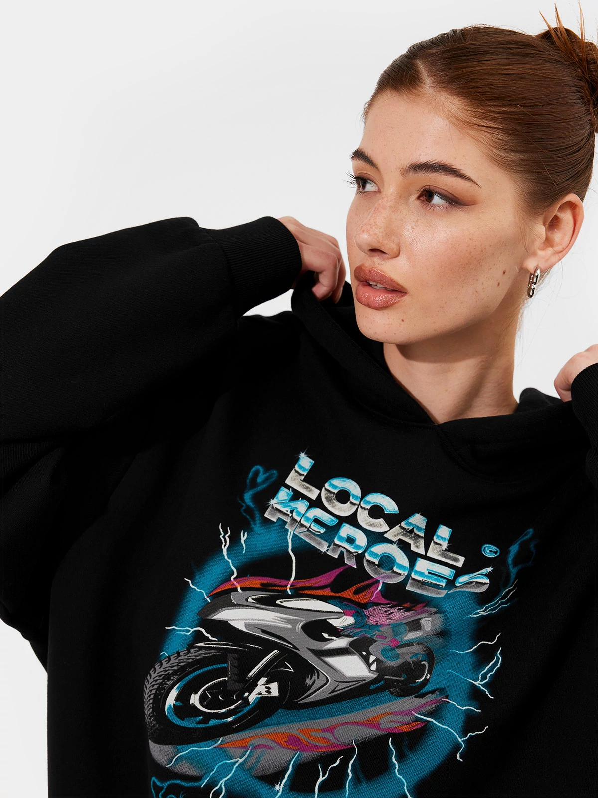 with 4F: 4F and shoes Sportswear unisex sweatshirt print x | Heroes Local