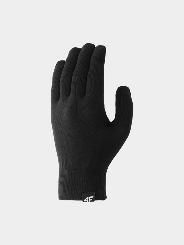 Unisex Touch Screen seamless knitted gloves - black | 4F: Sportswear and  shoes