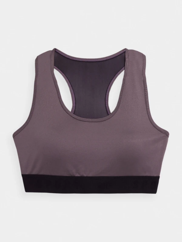Women's high-support running bra - purple