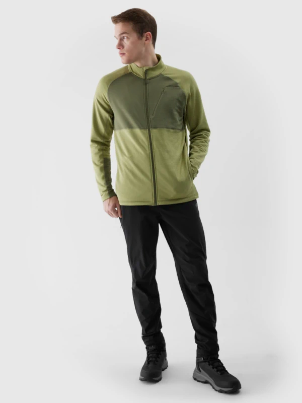 Mens hoodless clearance zip up sweatshirt