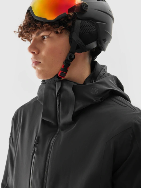 Men's 4FPro ski jacket Dermizax 20000 membrane - black colour