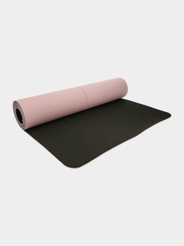 Yoga mat for exercise & fitness - Dusty rose. Colour: light pink