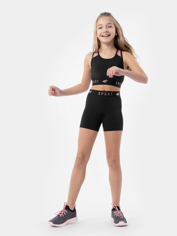 Girls' short sports leggings