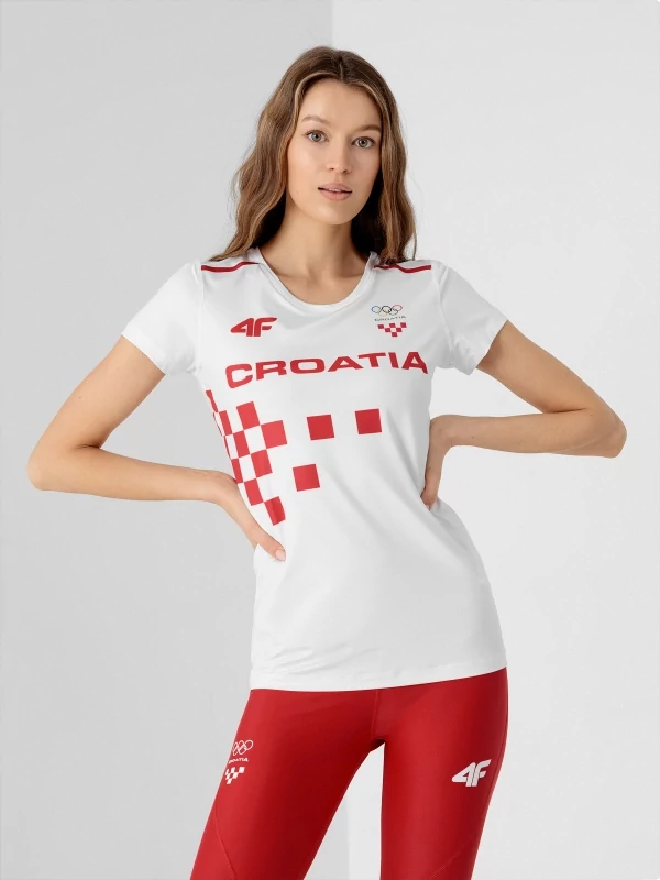 Croatia Red Checkered Sports Bra Cro Top Croatian Clothes 