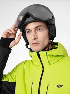 4F Pro Jacket Ski Jacket Men's Dermizax Waterproof Breathable Yellow Blue 